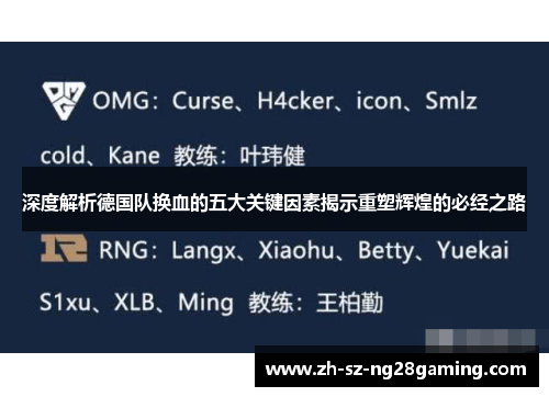 深度解析德国队换血的五大关键因素揭示重塑辉煌的必经之路